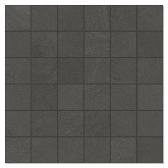 Mosaik Klinker Slate Essence Mörkgrå Matt 30x30 (5x5) cm