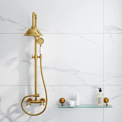 Takduschset Antik Guld
