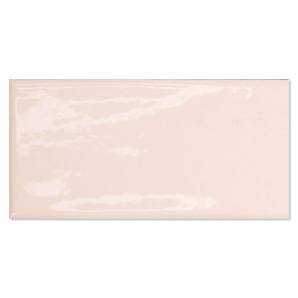 Kakel Pastels Rosa Blank 7.5x15 cm