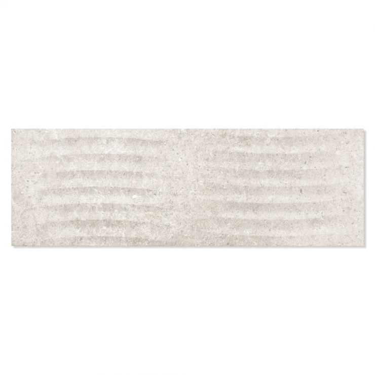 Kakel Arkstone Ljusgrå Relief 30x90 cm-1