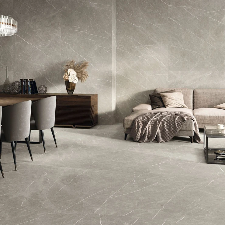 Marmor Klinker Ethereal Brun Matt 120x120 cm