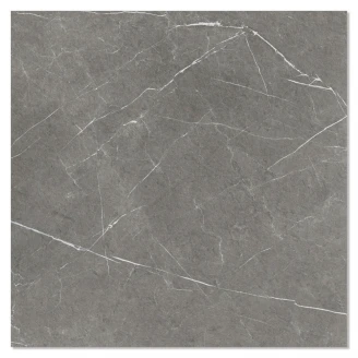 Marmor Klinker Ethereal Mörkgrå Polerad 120x120 cm