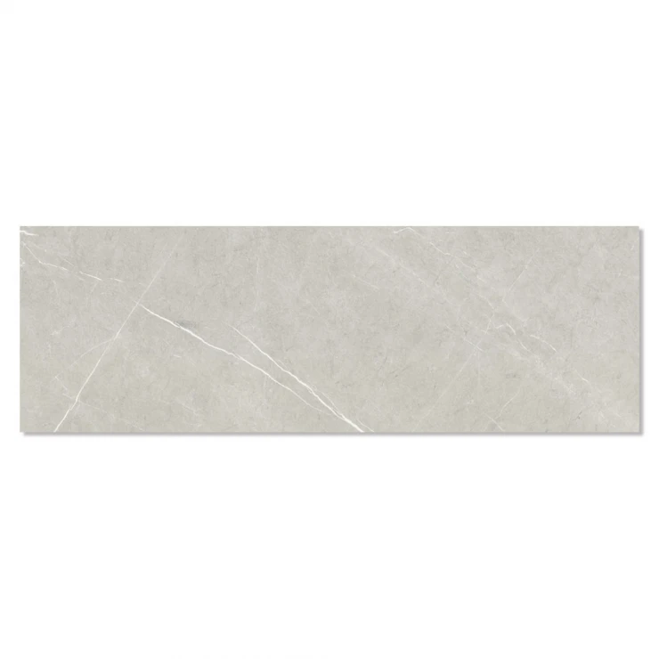 Marmor Kakel Ethereal Ljusgrå Blank 33x100 cm-1