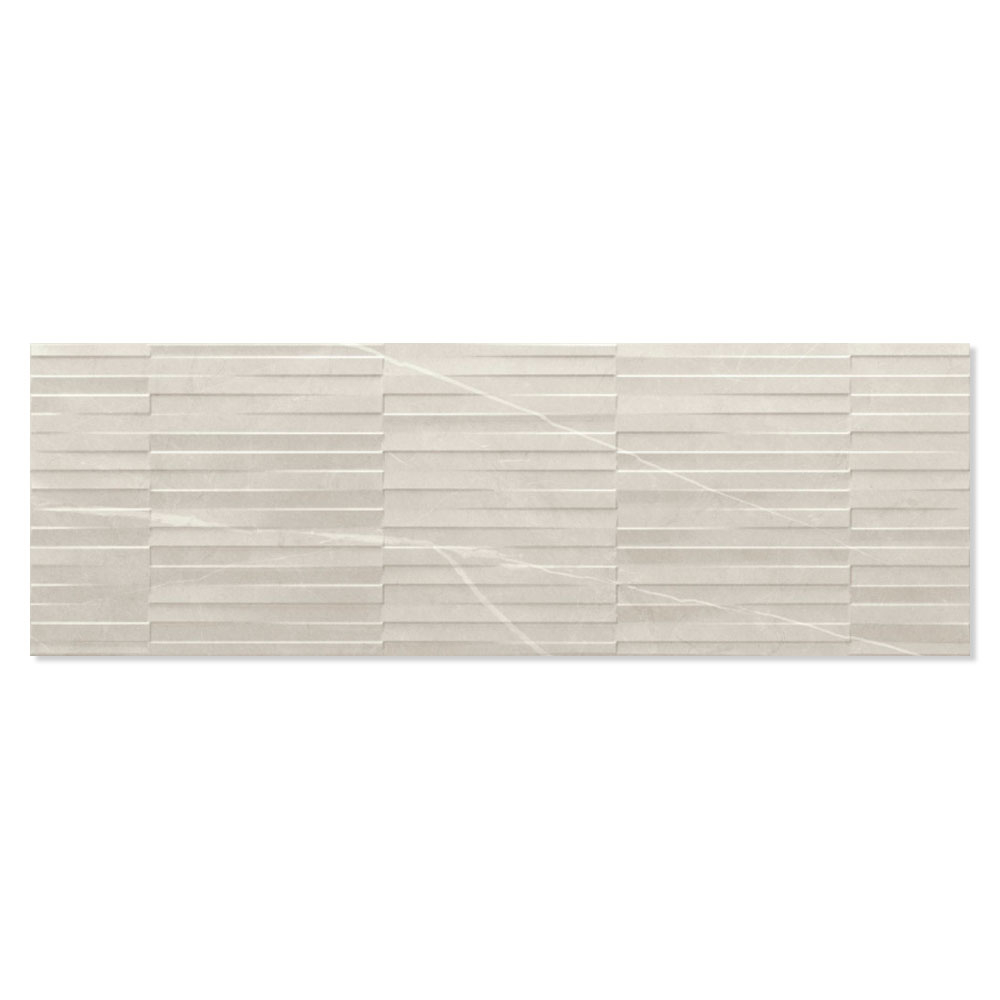 Marmor Kakel Ethereal Beige Relief 33x100 cm