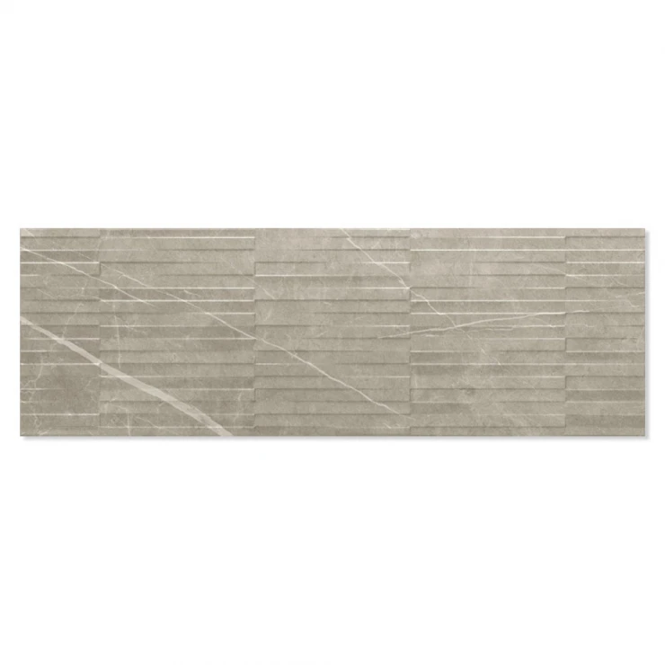 Marmor Kakel Ethereal Brun Relief 33x100 cm-1