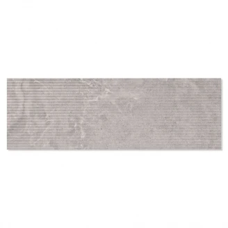Kakel Evoque Ljusgrå Relief 30x90 cm