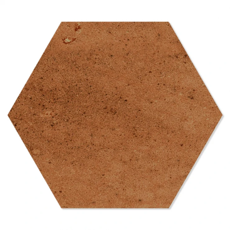 Hexagon Kakel Jord Brons Blank 10x12 cm-1
