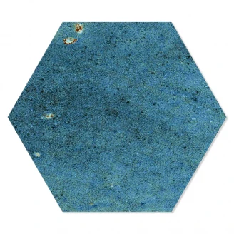 Hexagon Klinker Jord Blå Matt 10x12 cm