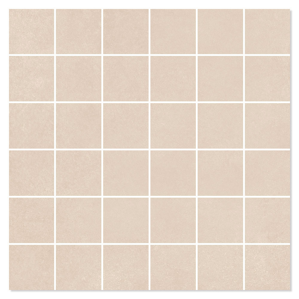 Mosaik Klinker Momentum Beige Matt 30x30 (5x5) cm