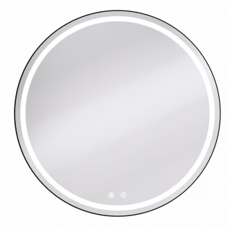 Spegel Arctic med LED Belysning 60 cm Svart, Antifog, LED Sensor-2