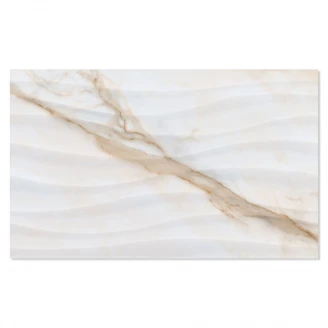 Marmor Kakel Vilalba Guld Blank-Relief 33x55 cm