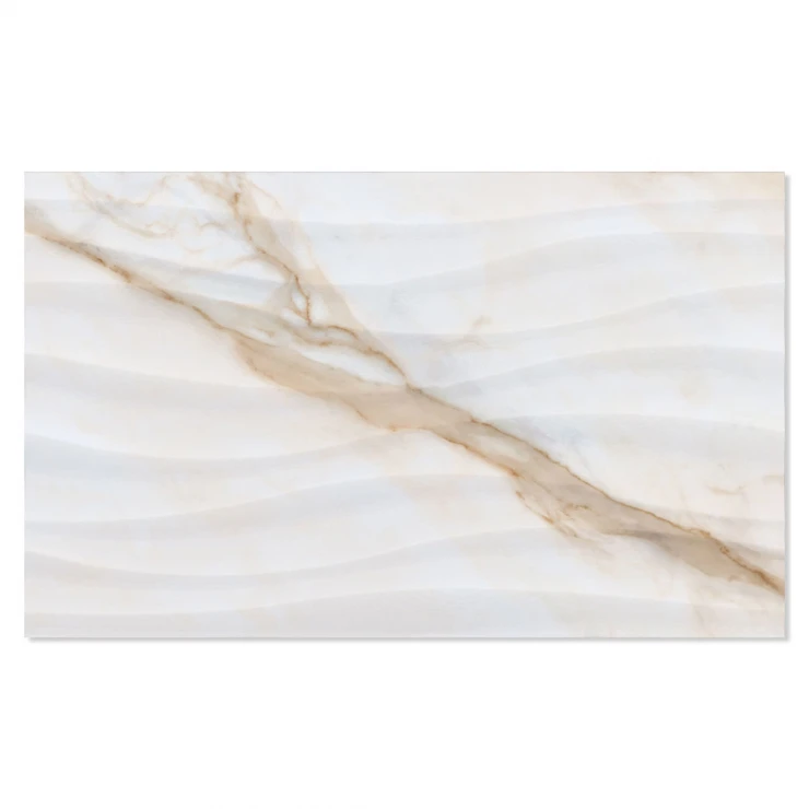 Marmor Kakel Vilalba Guld Blank-Relief 33x55 cm-1