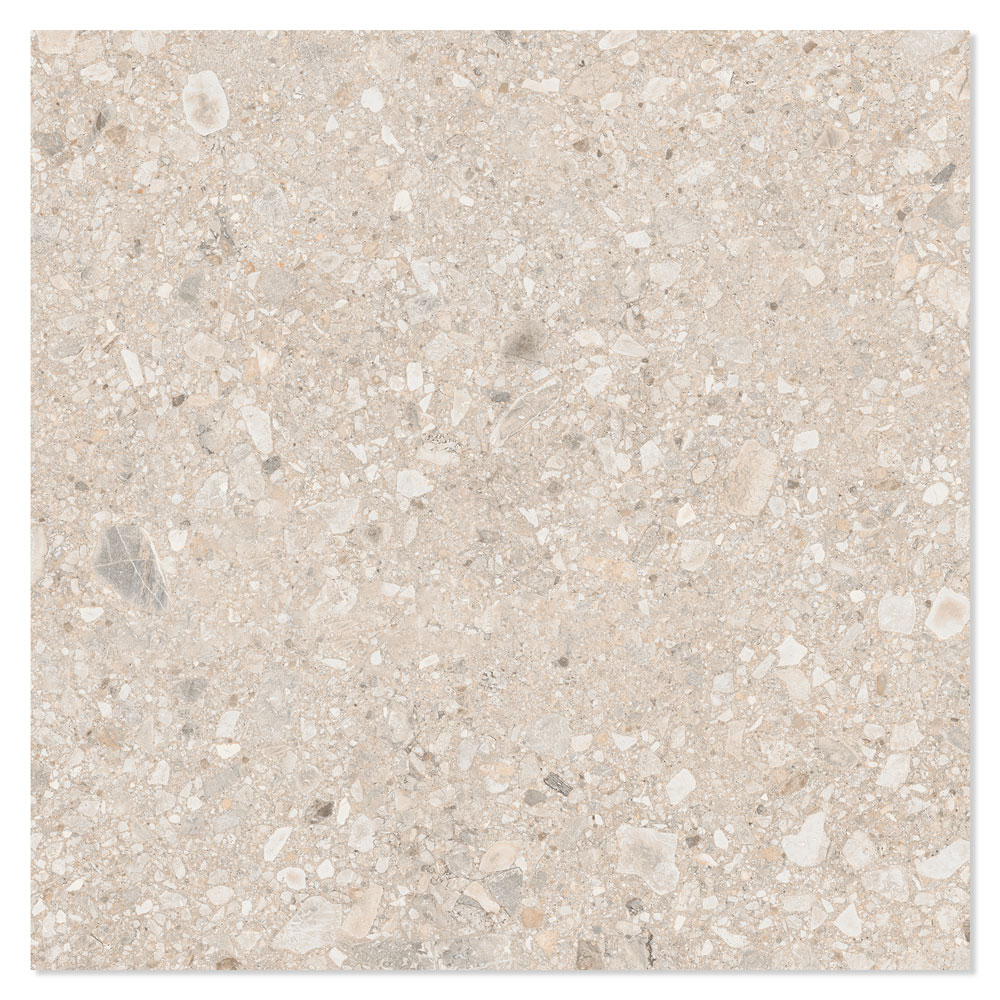 Utomhus Klinker Terrazzo Italia Beige Matt 90x90 cm Tjocklek 20 mm