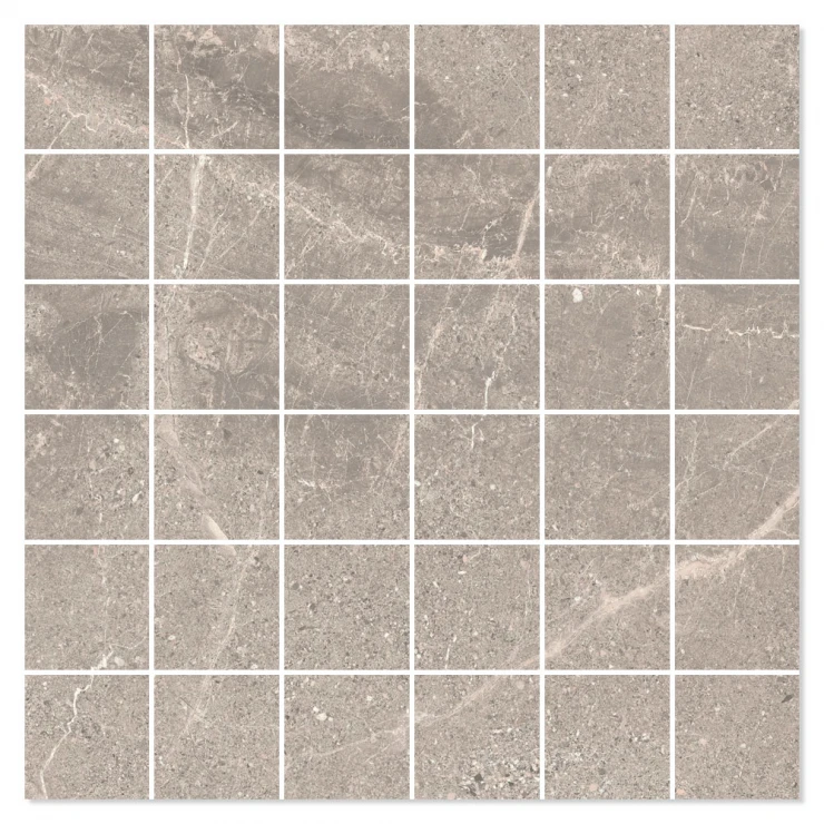 Mosaik Klinker Stonecraft Grå Matt 30x30 (5x5) cm-0