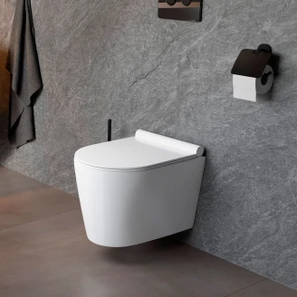 Badrumspaket Toalett Mila Blank med WC-fixtur-2