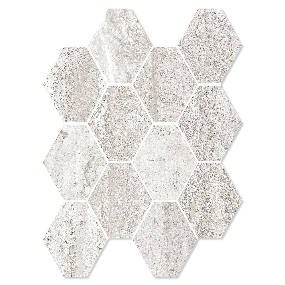 Unicomstarker Hexagon Klinker Tibur Stone Selce Matt 25x34 cm