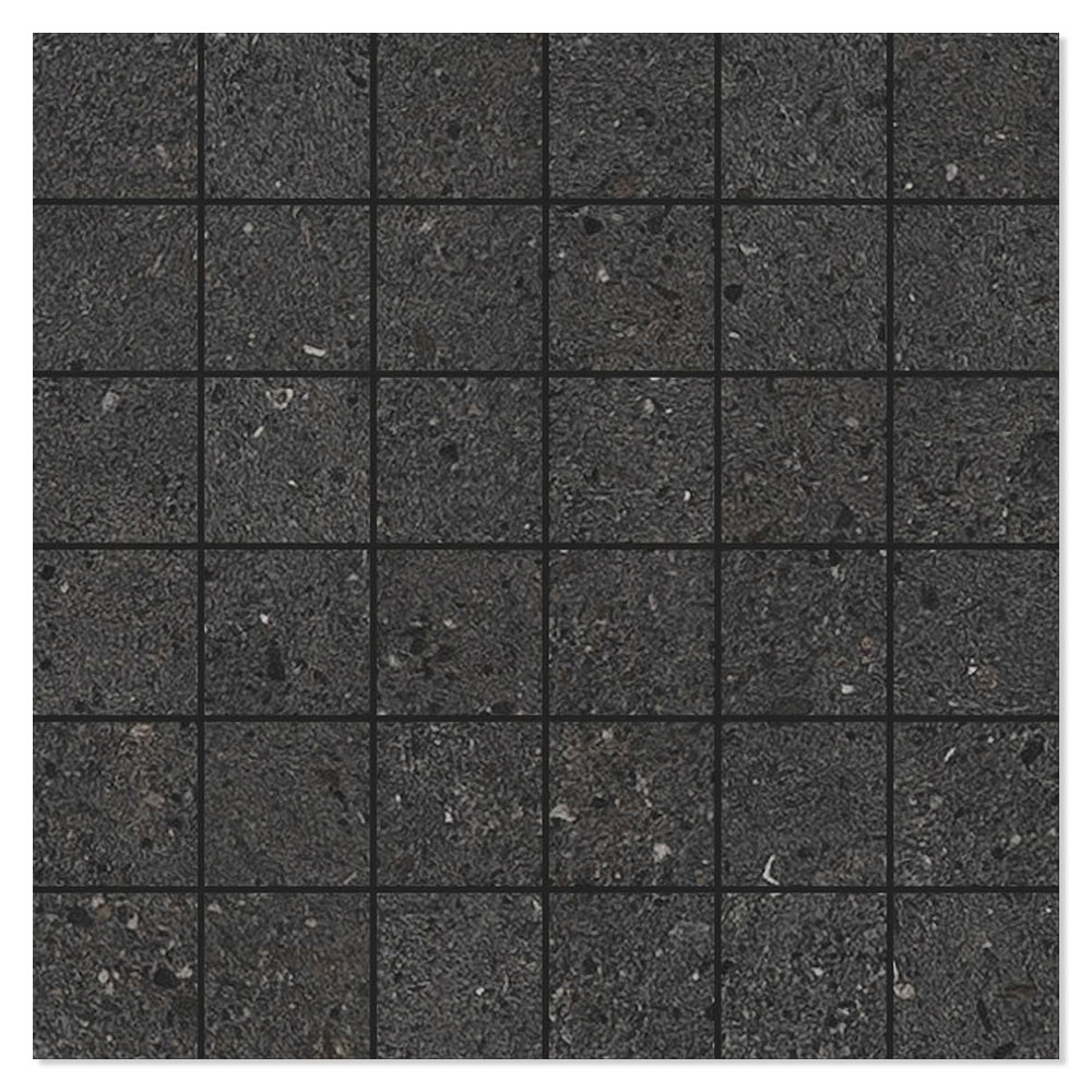 Unicomstarker Mosaik Klinker Polestar Thunder Matt 30x30 (5x5) cm