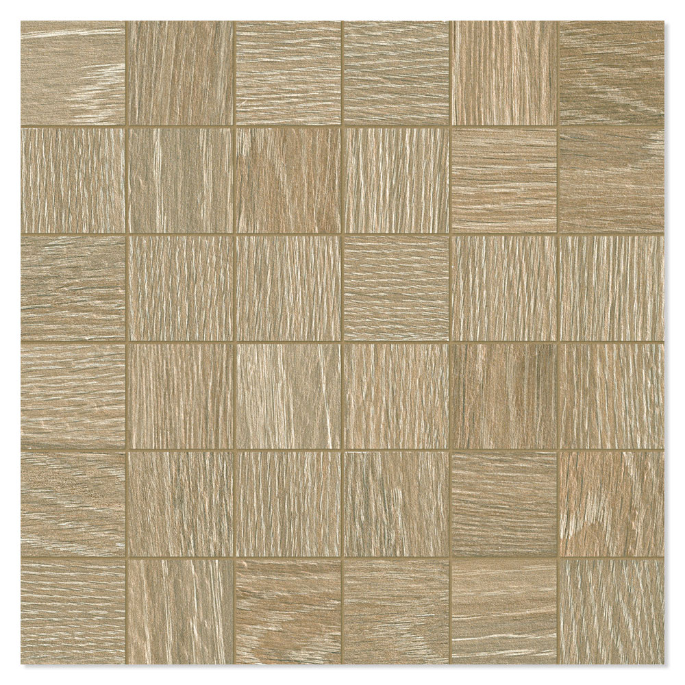 Unicomstarker Mosaik Träklinker Essence Vanilla Matt 30x30 (5x5) cm