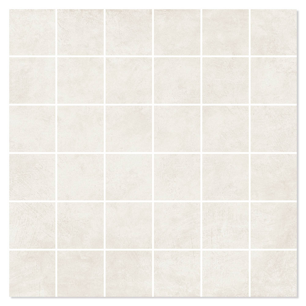 Unicomstarker Mosaik Klinker Living Caolino Matt 30x30 (5x5) cm