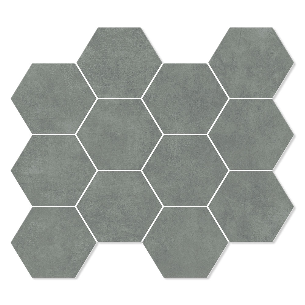 Unicomstarker Hexagon Klinker Living Salvia Matt 30x34 cm