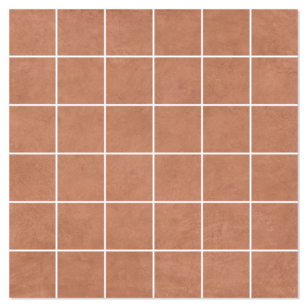 Unicomstarker Mosaik Klinker Living Terracotta Matt 30x30 (5x5) cm