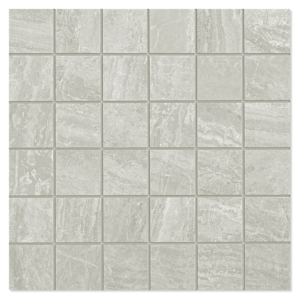 Unicomstarker Mosaik Klinker Cosmic Grey Polerad 30x30 (5x5) cm