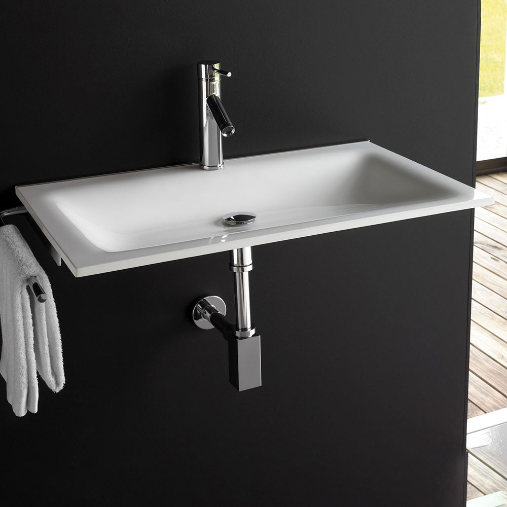 Bathco Tvättställ Resin Monaco Vit Blank 60 cm