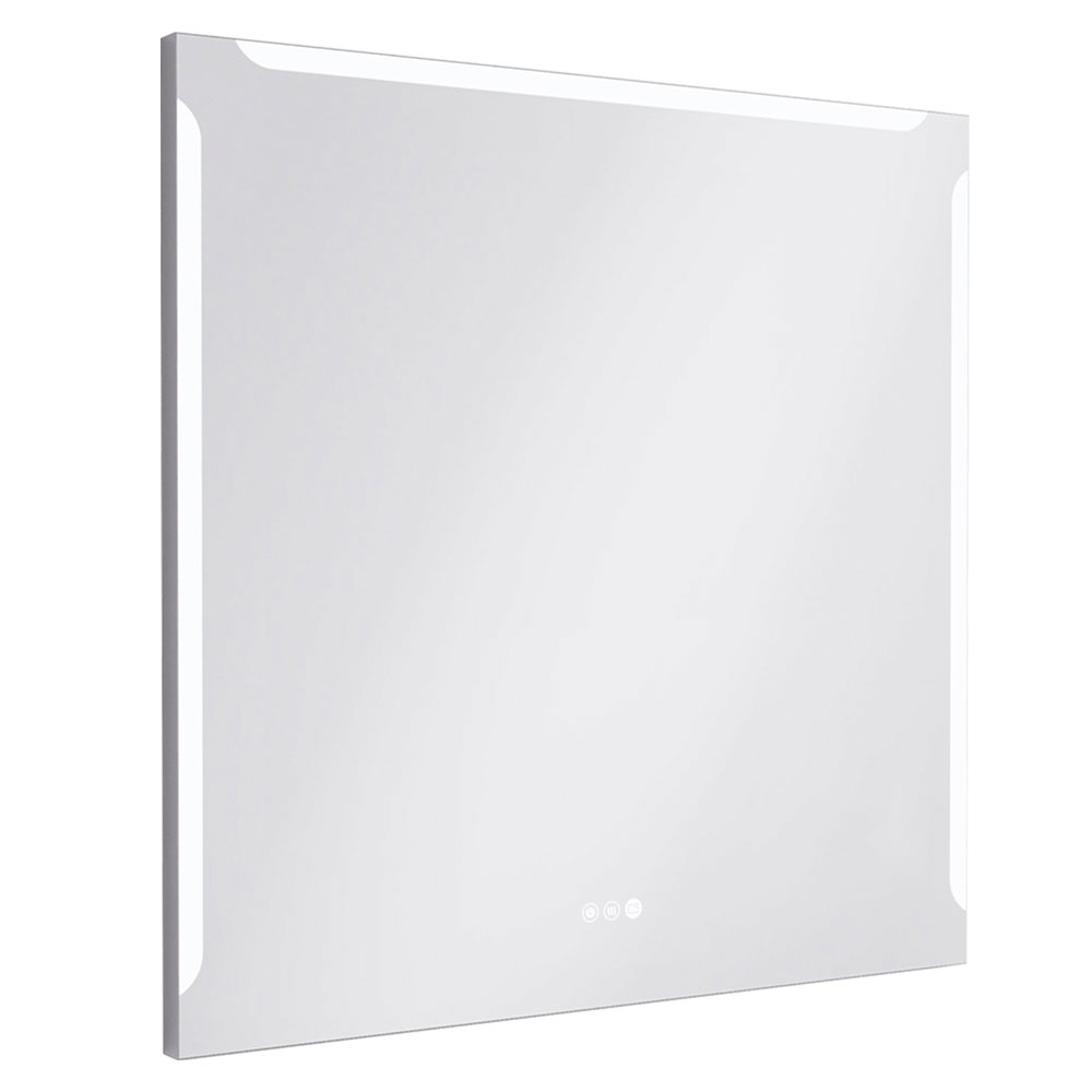 Spegel Ny Vision 80x80 cm Krom, Antifog, LED Sensor