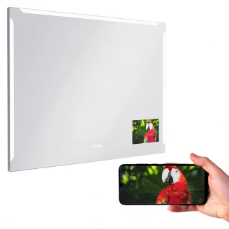 Spegel Ny Vision 100x80 cm Krom, Screen, Antifog, LED Sensor-2
