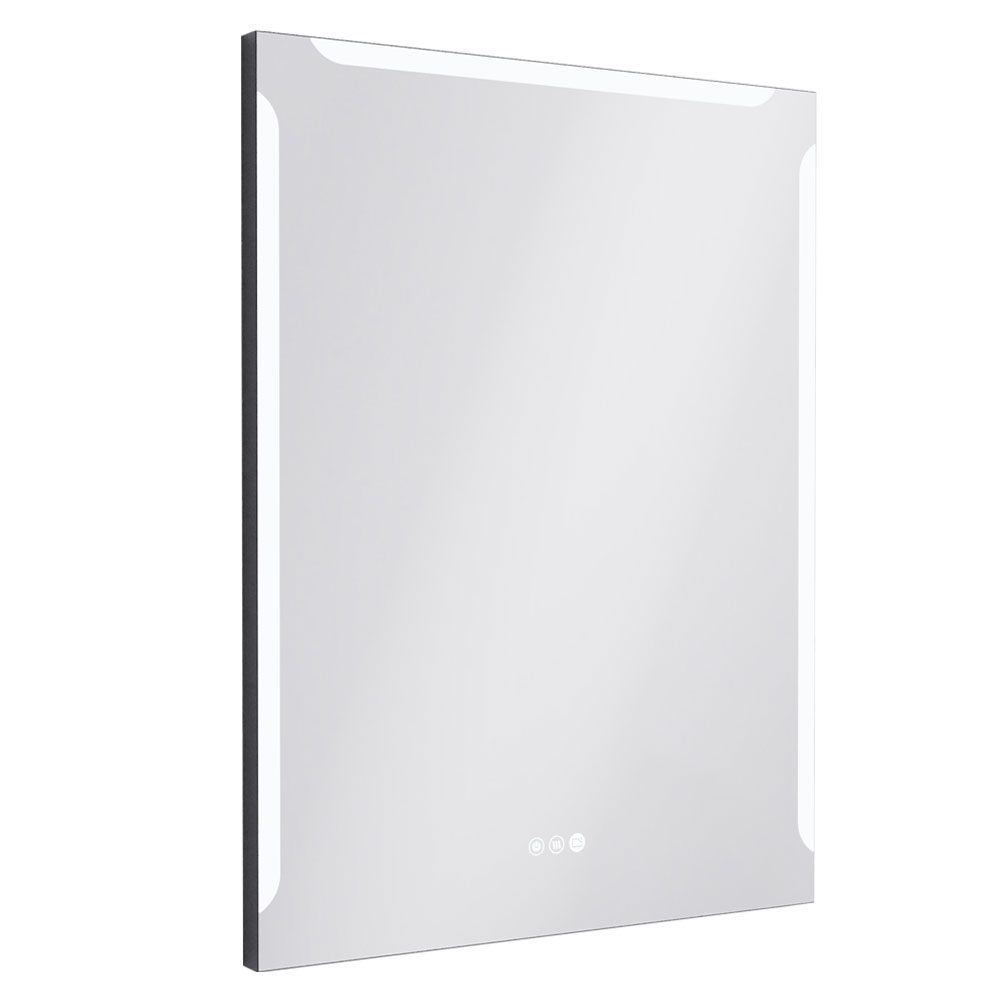 Spegel Ny Vision 60x80 cm Svart, Antifog, LED Sensor