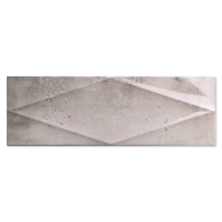 Kakel Eclat Ljusgrå Relief 15x45 cm-1