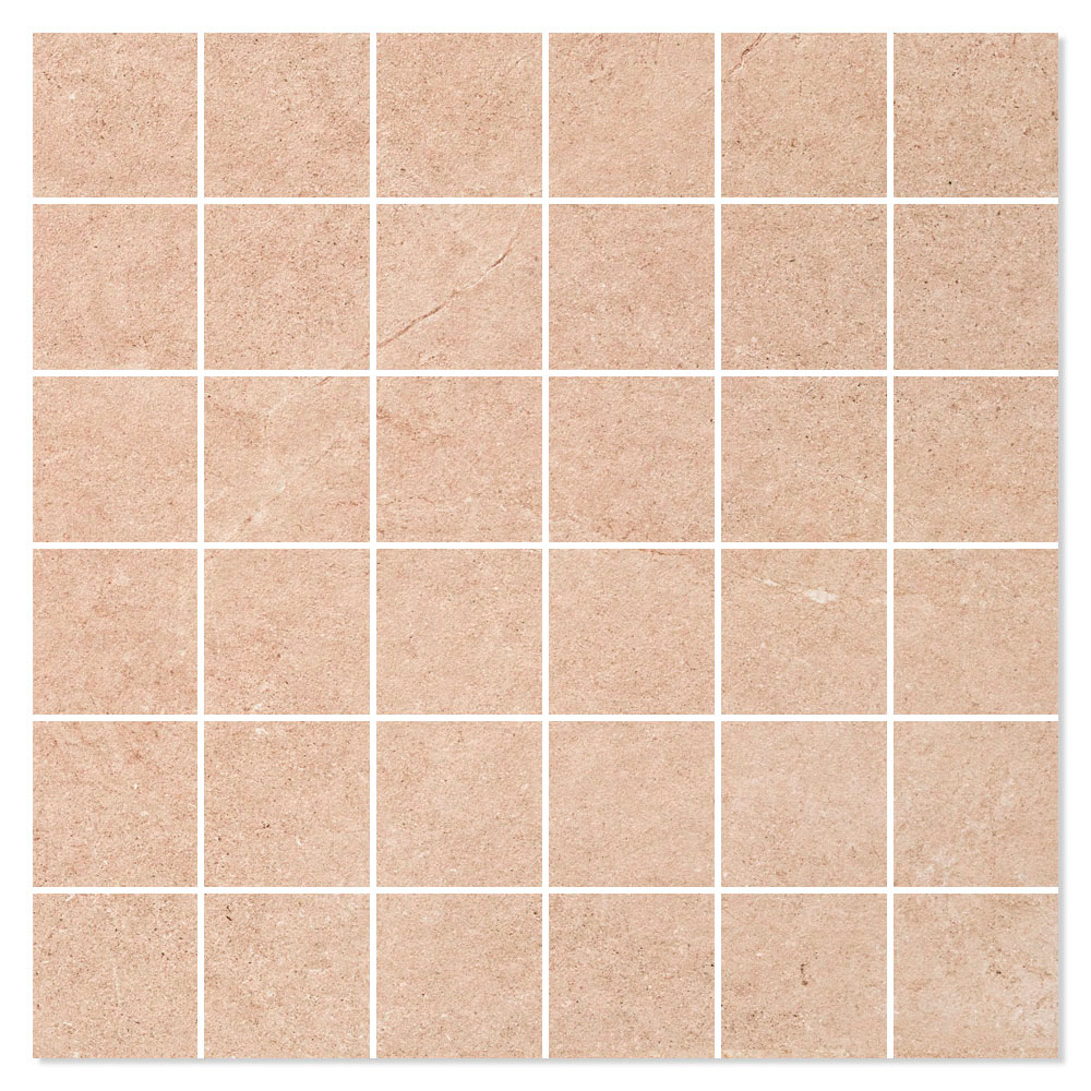 Mosaik Klinker Epoch Beige Matt 30x30 (5x5) cm