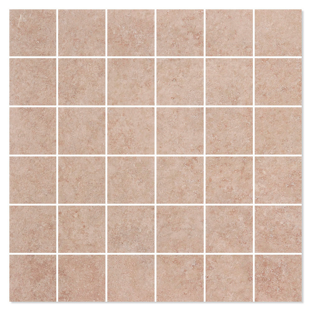 Mosaik Klinker Gotlandssten Brun Matt 30x30 (5x5) cm