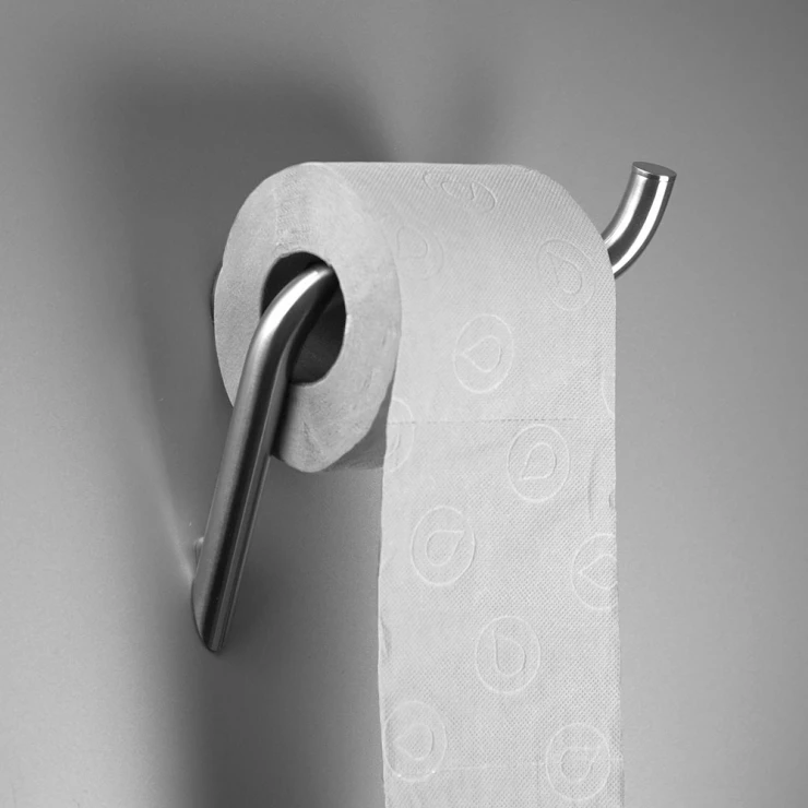 Toalettpappershållare Silia Krom Blank-0