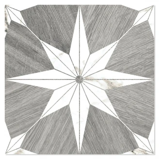 Klinker Blossom Ljusgrå Maine Matt 25x25 cm