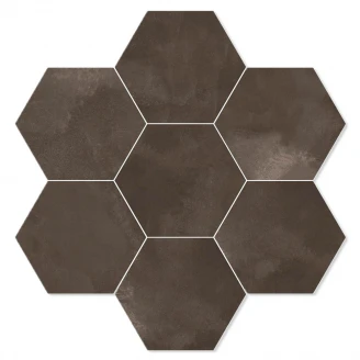 Dune Hexagon Klinker Berlin Graphite Matt 22x25 cm