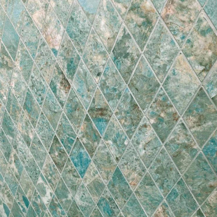 Dune Mosaik Klinker Amazonite Diamonds Polerad 23x25 cm-0