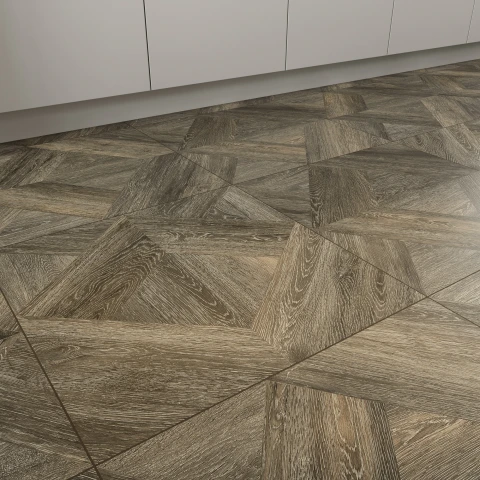 Träklinker Ekeby Grå Matt 61x61 cm