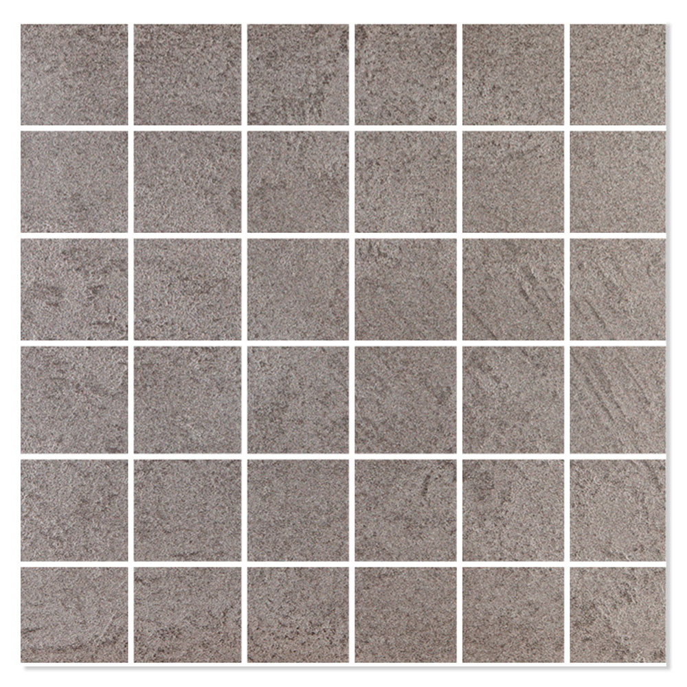 Mosaik Klinker Elite Concrete Grå Matt 30x30 (5x5) cm