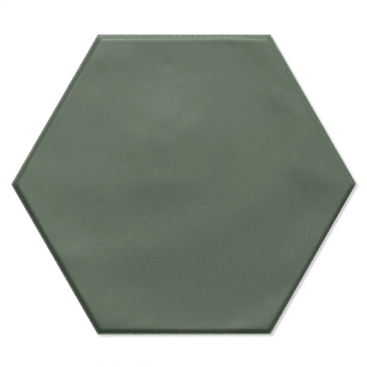 Hexagon Klinker Trinidad Grön Matt 15x17 cm-0