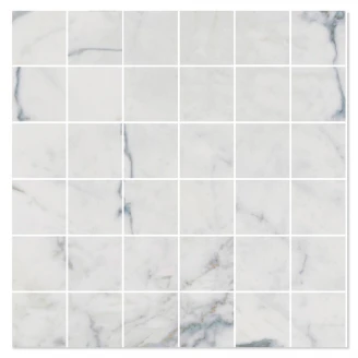 Marmor Mosaik Klinker Paradigm White Matt 30x30 (5x5) cm