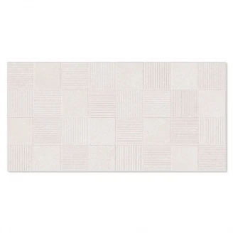 Klinker Illusion White Relief Matt 45x90 cm-2