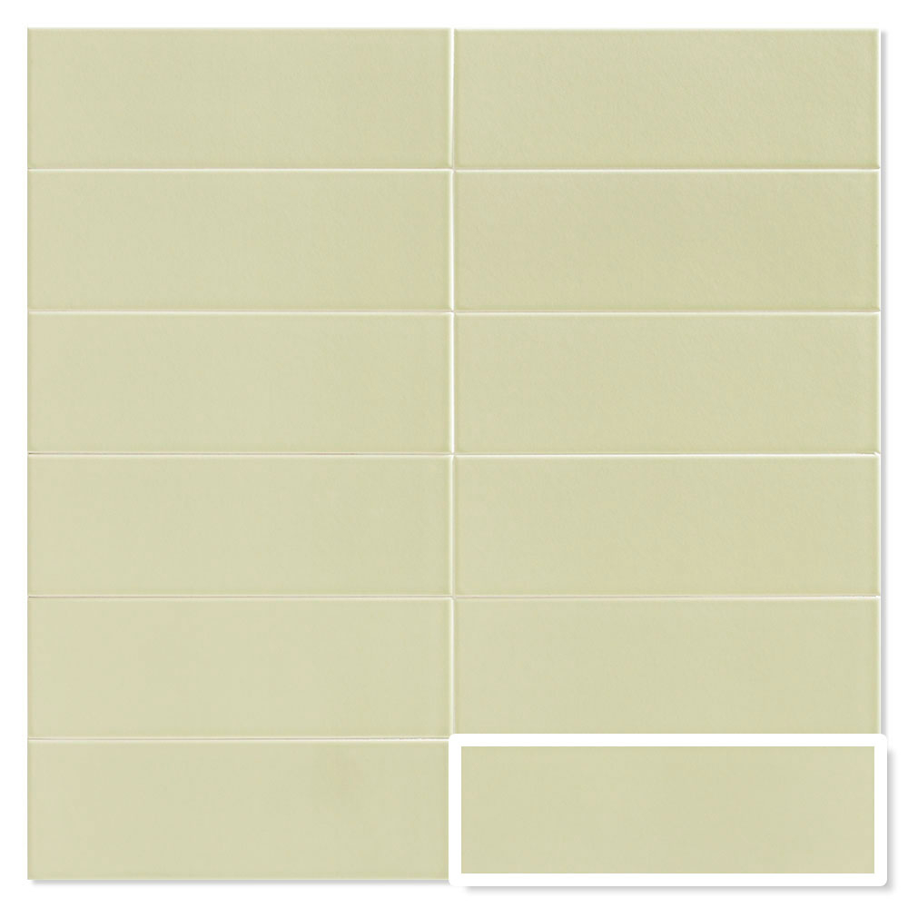 Mainzu Kakel Jungle Mint Matt 10x30 cm | Hill Ceramic®