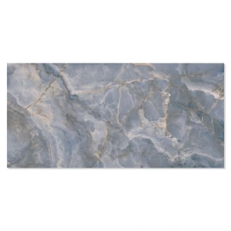 Marmor Klinker Lux Cirrus Blå Polerad 120x280 cm