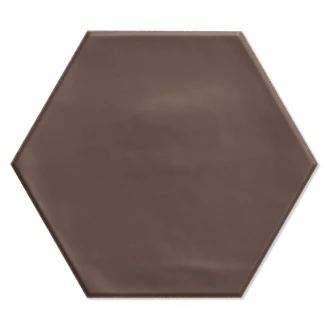 Hexagon Klinker Trinidad Brun Matt 15x17 cm-2