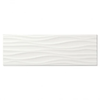 Kakel Blanco Wave Vit Blank-Relief 25x75 cm-2
