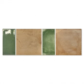 Klinker Prato Terra Grön Matt-Blank 15x45 cm
