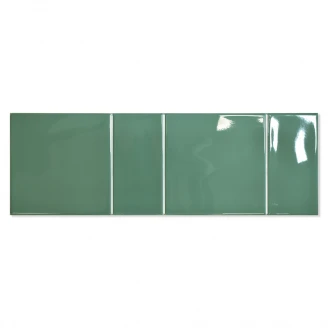 Kakel Radiance Grön Blank 15x45 cm