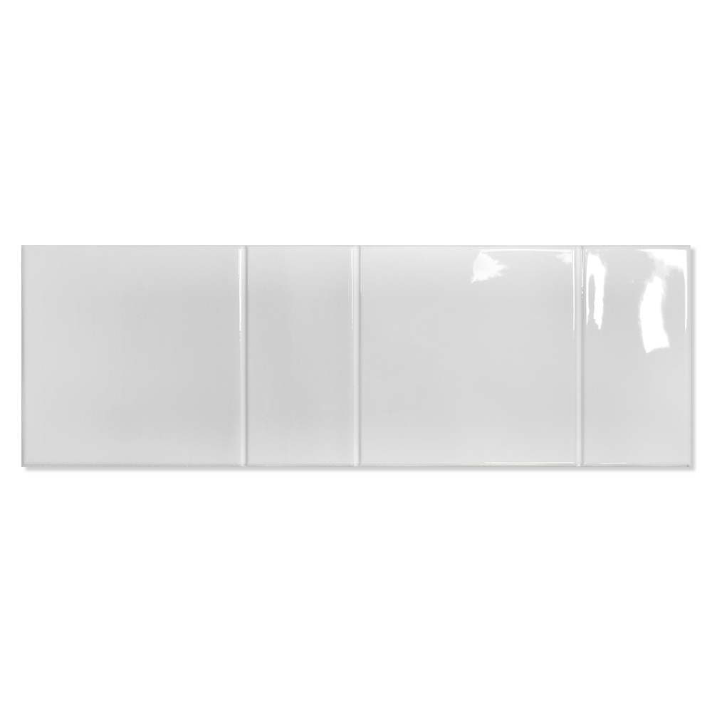 Kakel Radiance Vit Blank 15x45 cm