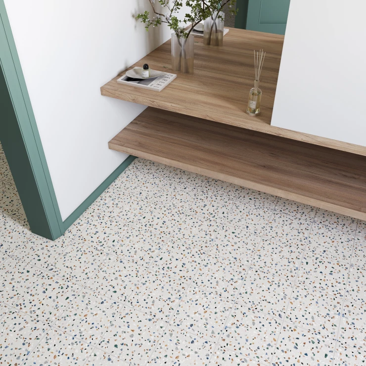 Klinker Retro IT Terrazzo Vit Frutti Matt 20x20 cm-0